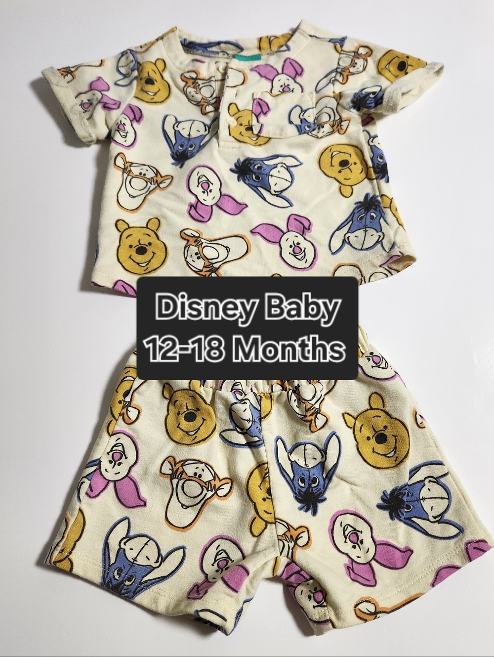Disney Baby 12 - 18 Months Winnie The Pooh 2 Piece Outfit